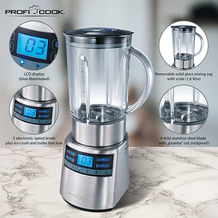 BLENDER PROFICOOK 1600W 